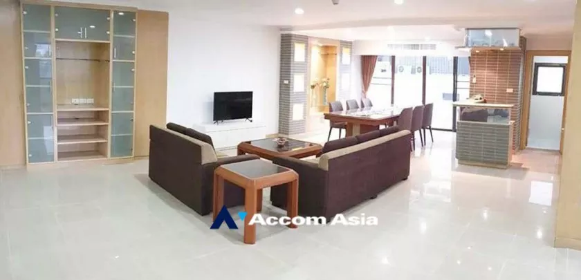 Big Balcony, Duplex Condo |  3 Bedrooms  Condominium For Rent in Sukhumvit, Bangkok  near BTS Phrom Phong (AA30627)
