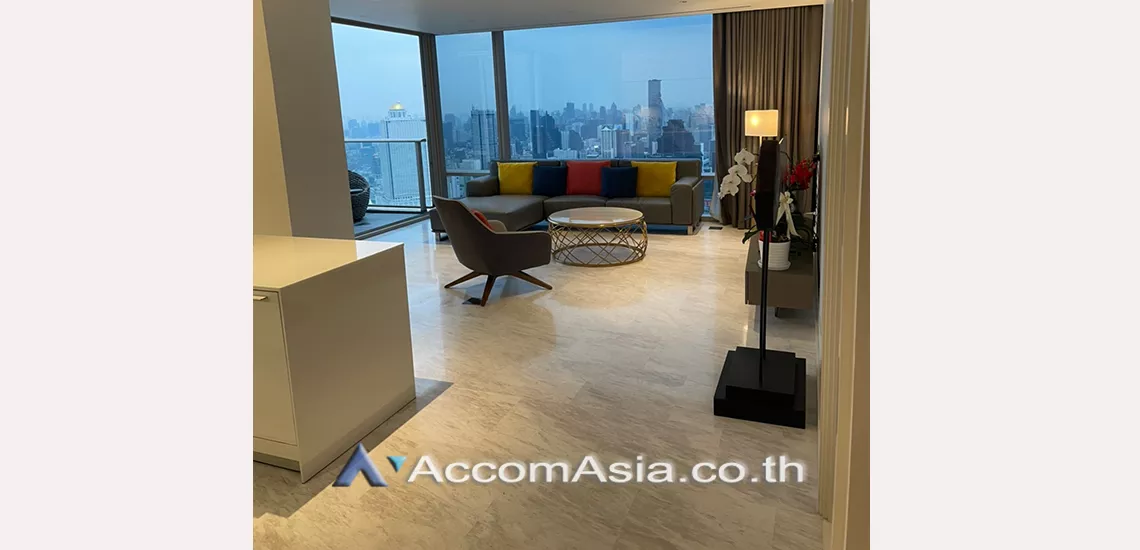 unit 2 Bedrooms  Condominium For Rent in Sathorn, Bangkok  near BTS Saphan Taksin (AA30863)