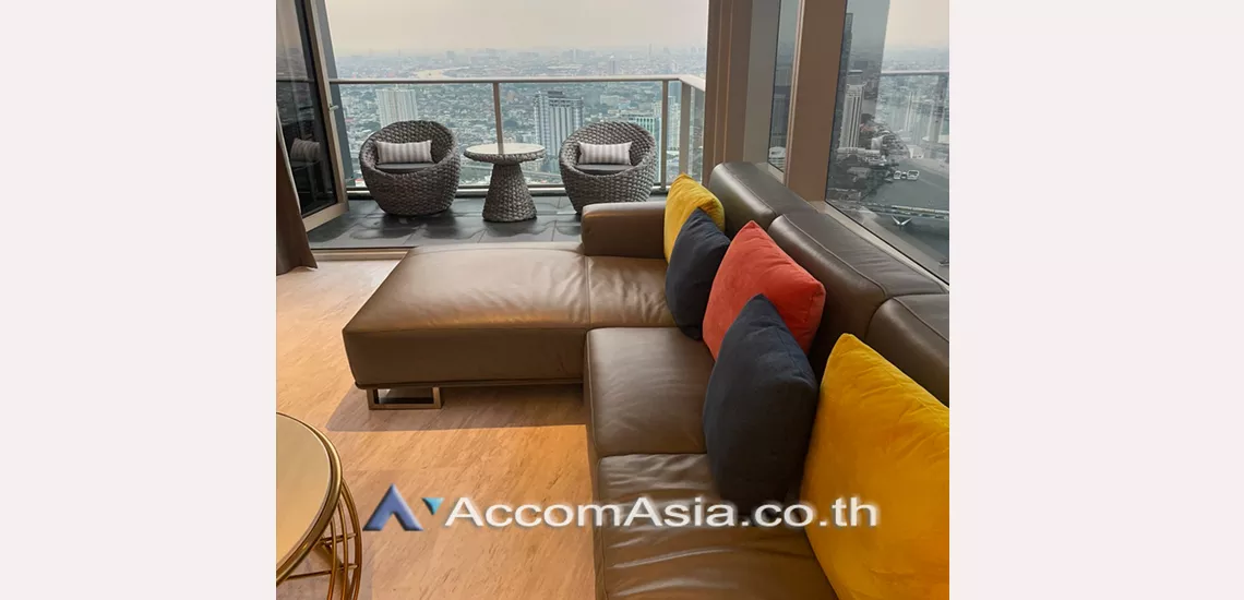 unit 2 Bedrooms  Condominium For Rent in Sathorn, Bangkok  near BTS Saphan Taksin (AA30863)