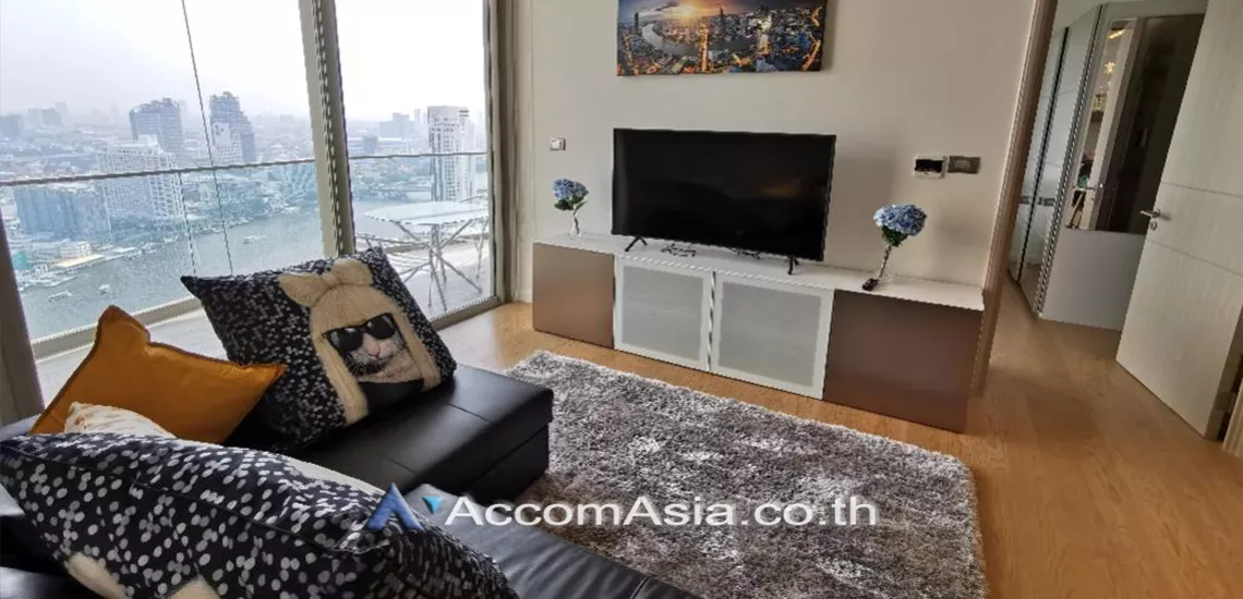 6  1 br Condominium for rent and sale in Charoennakorn ,Bangkok BTS Krung Thon Buri at Magnolias Waterfront Residences AA30918