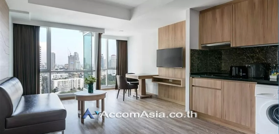  2  1 br Apartment For Rent in Sukhumvit ,Bangkok BTS Phrom Phong at Luxury service Apartment AA30978
