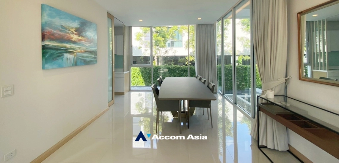 5  2 br House For Rent in Ratchadapisek ,Bangkok MRT Phetchaburi at Modern Executive Houses Compound AA31002