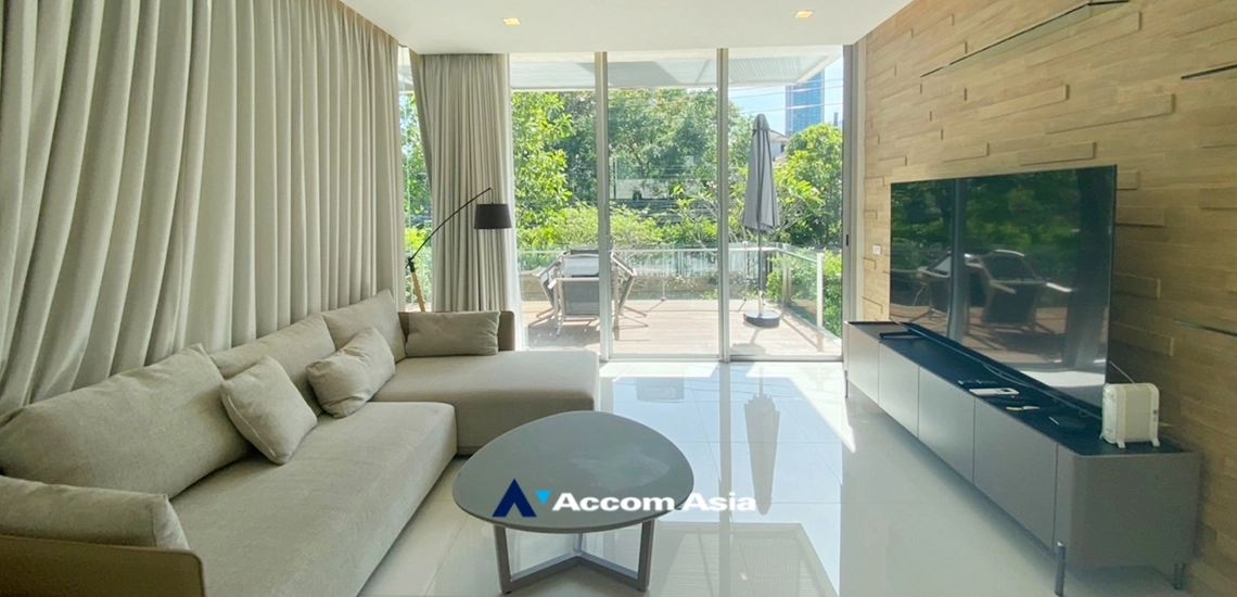  1  2 br House For Rent in Ratchadaphisek ,Bangkok MRT Phetchaburi at Modern Executive Houses Compound AA31002