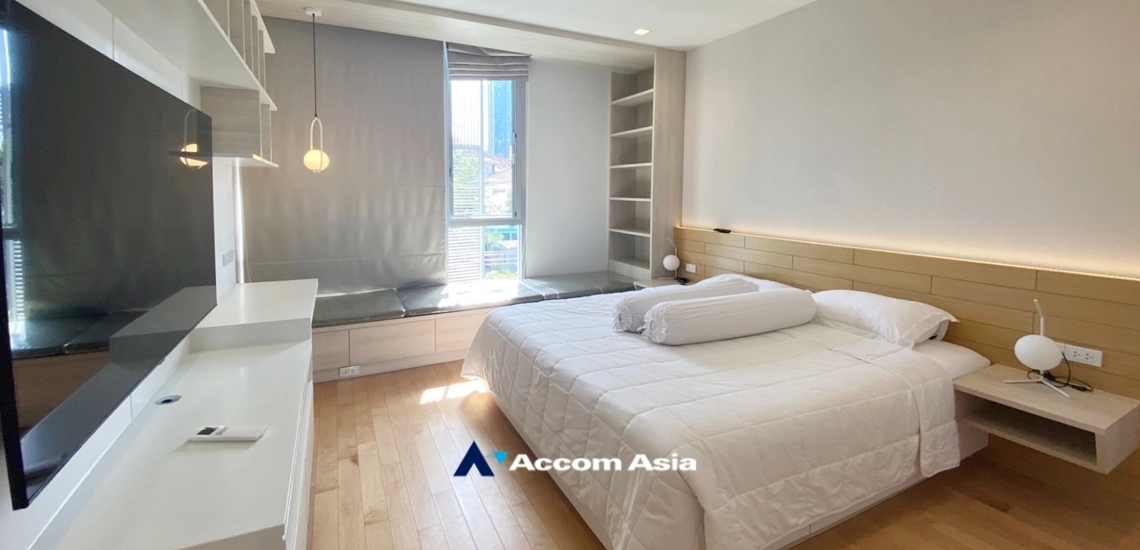 8  2 br House For Rent in Ratchadaphisek ,Bangkok MRT Phetchaburi at Modern Executive Houses Compound AA31002