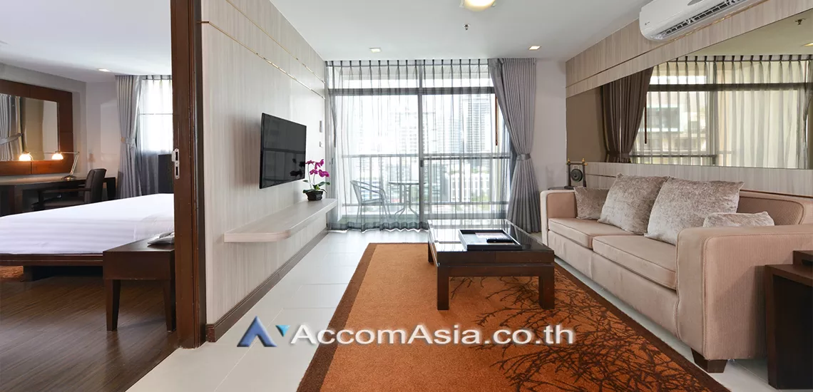 4  1 br Apartment For Rent in Sukhumvit ,Bangkok BTS Asok at Service Apartment in Asoke AA31086
