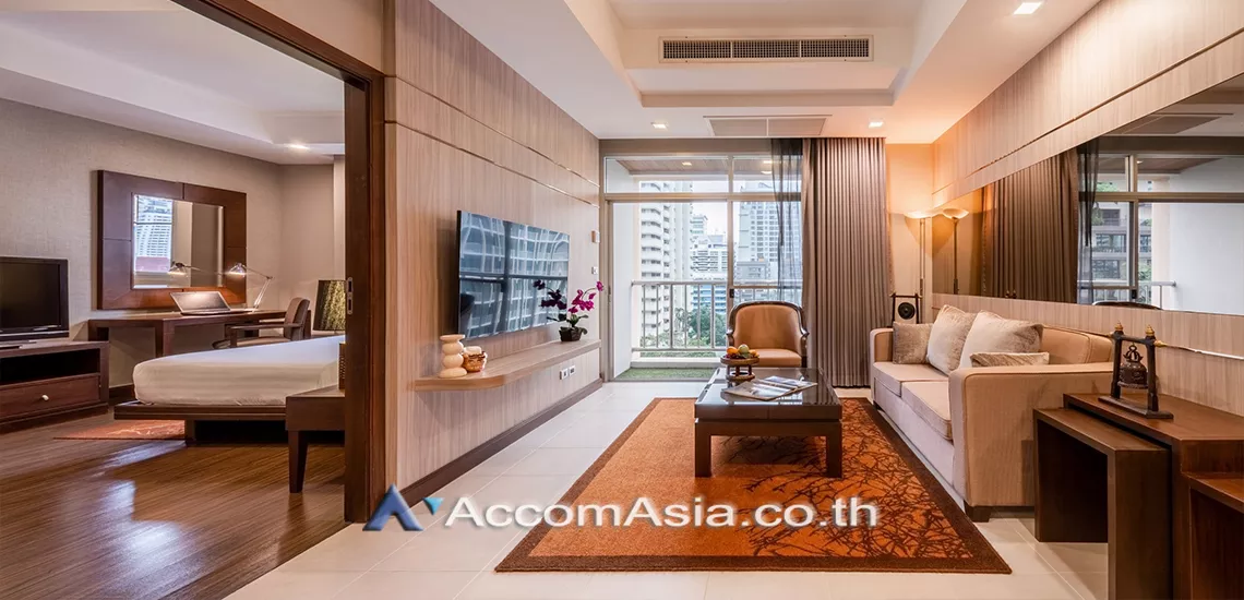 Pet friendly |  Service Apartment in Asoke Apartment  1 Bedroom for Rent BTS Asok in Sukhumvit Bangkok