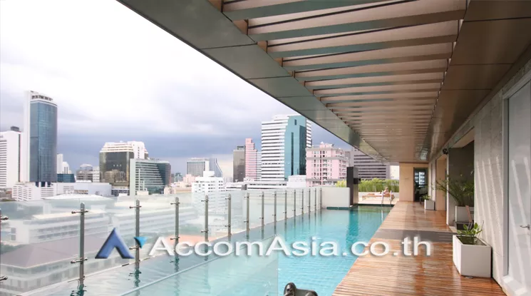 Pet friendly |  1 Bedroom  Condominium For Rent in Silom, Bangkok  near BTS Sala Daeng - MRT Silom (AA31166)