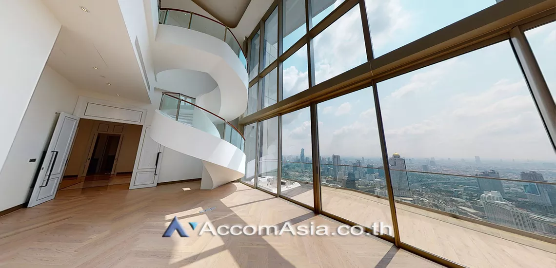 unitSuper Luxury, Duplex Condo, Penthouse |  4 Bedrooms  Condominium For Sale in Charoen Nakhon, Bangkok  near BTS Krung Thon Buri (AA31267)