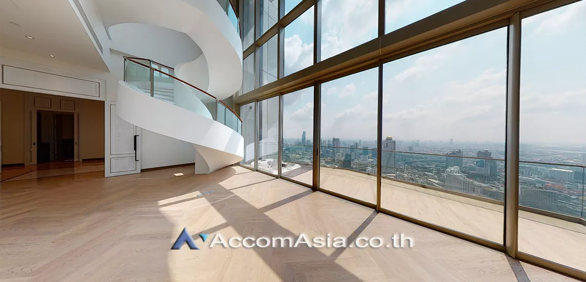 unitSuper Luxury, Duplex Condo, Penthouse |  4 Bedrooms  Condominium For Sale in Charoen Nakhon, Bangkok  near BTS Krung Thon Buri (AA31267)