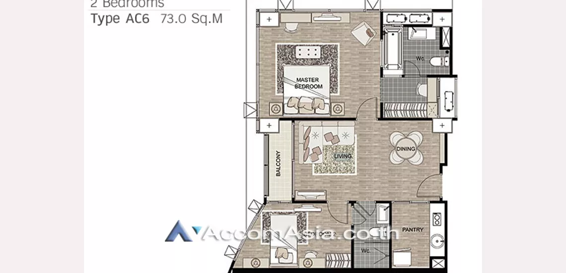 9  2 br Condominium For Rent in Ratchadaphisek ,Bangkok MRT Ratchadaphisek at Rhythm Ratchada Huaykwang AA31296