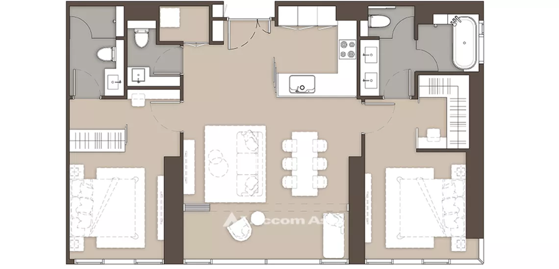 4  2 br Condominium For Sale in Sukhumvit ,Bangkok BTS Ekkamai at Mulberry Grove Sukhumvit AA31324