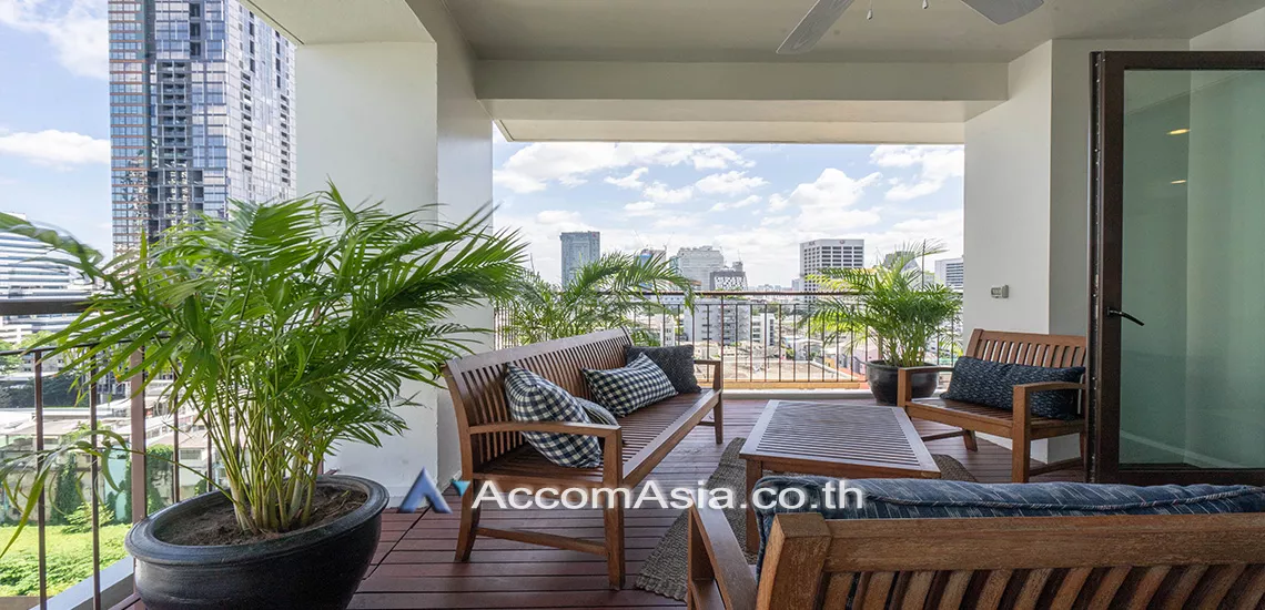 7  4 br Apartment For Rent in Silom ,Bangkok BTS Surasak at A Unique design and Terrace AA31349