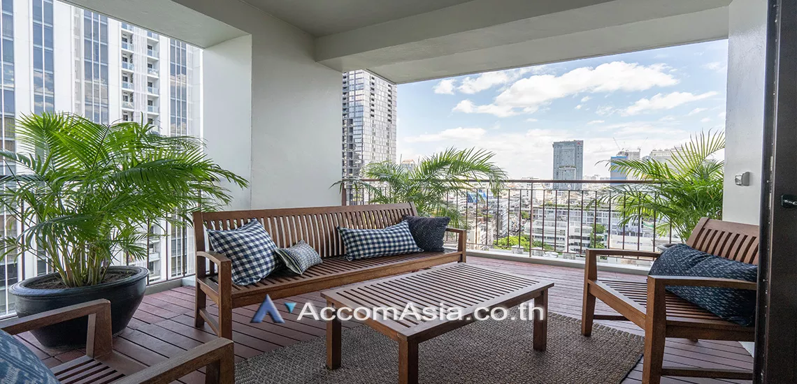 9  4 br Apartment For Rent in Silom ,Bangkok BTS Surasak at A Unique design and Terrace AA31349