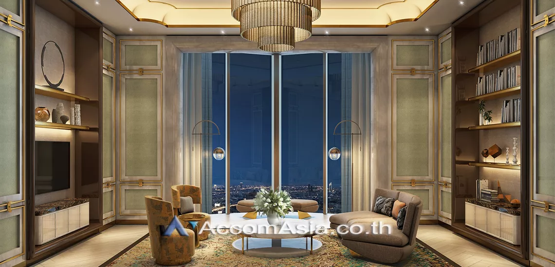unitSuper Luxury, Duplex Condo, Penthouse |  4 Bedrooms  Condominium For Sale in Charoen Nakhon, Bangkok  near BTS Krung Thon Buri (AA31356)