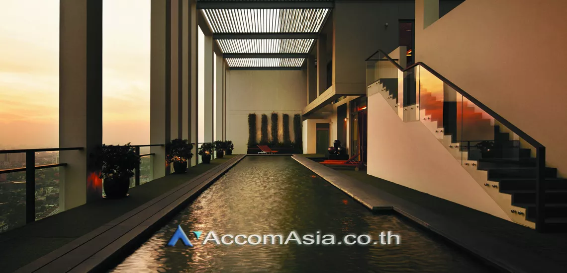 Private Swimming Pool, Duplex Condo, Penthouse |  4 Bedrooms  Condominium For Sale in Sathorn, Bangkok  near BTS Chong Nonsi - MRT Lumphini (AA31373)
