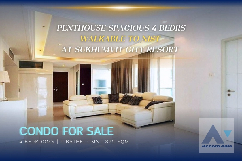 Penthouse | Sukhumvit City Resort Condominium  4 Bedroom for Sale & Rent BTS Nana in Sukhumvit Bangkok