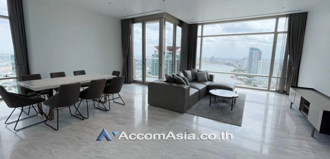  Four Seasons Private Residences Condominium  3 Bedroom for Rent BTS Saphan Taksin in Sathorn Bangkok