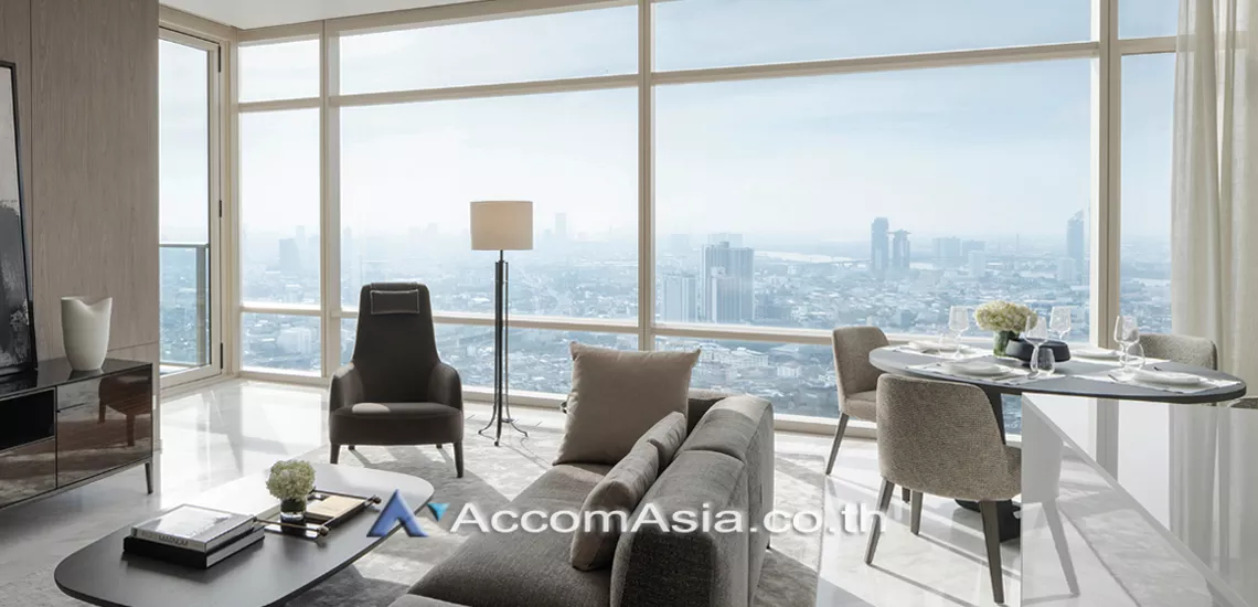 Four Seasons Private Residences Condominium  2 Bedroom for Sale BTS Saphan Taksin in Sathorn Bangkok