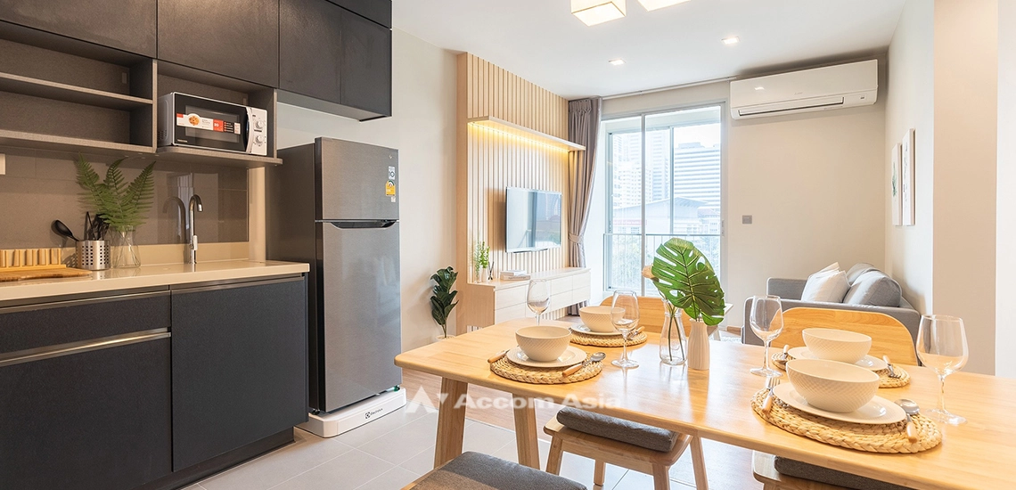 5  2 br Condominium For Rent in Sukhumvit ,Bangkok BTS Asok - MRT Phetchaburi at Q Prasarnmit AA31811