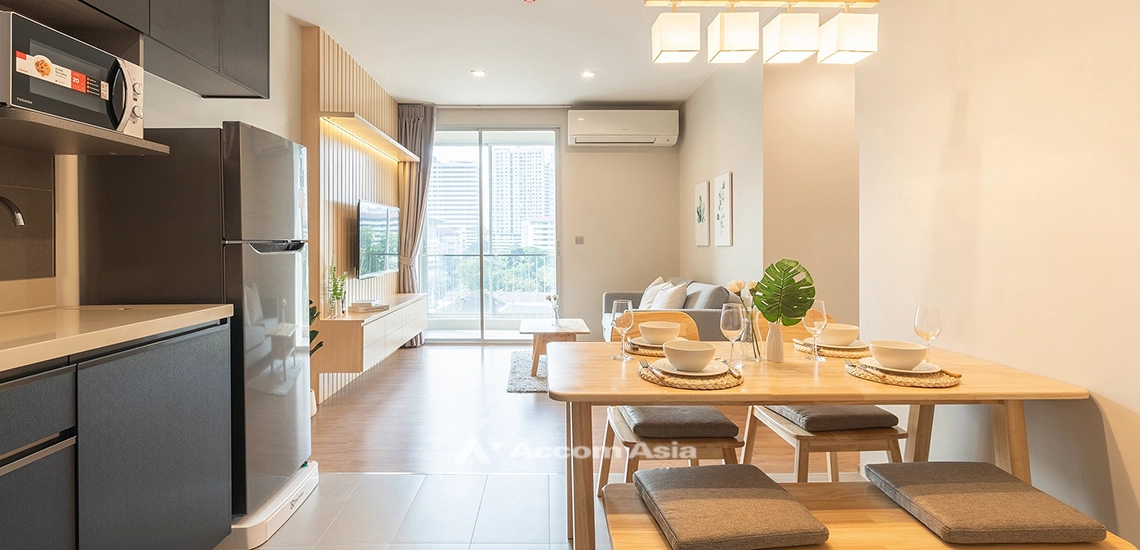 unit 2 Bedrooms  Condominium For Rent in Sukhumvit, Bangkok  near BTS Asok - MRT Phetchaburi (AA31811)