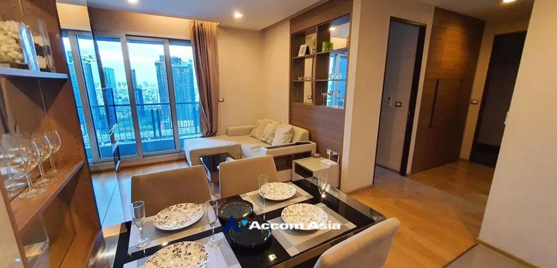 4  2 br Condominium For Rent in New Phetchaburi ,Bangkok MRT Phetchaburi - ARL Makkasan at The Address Asoke AA32279