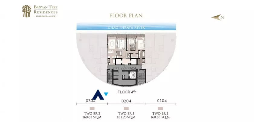 18  2 br Condominium For Sale in Charoen Nakhon ,Bangkok BTS Krung Thon Buri at Banyan Tree Residences Riverside AA32489