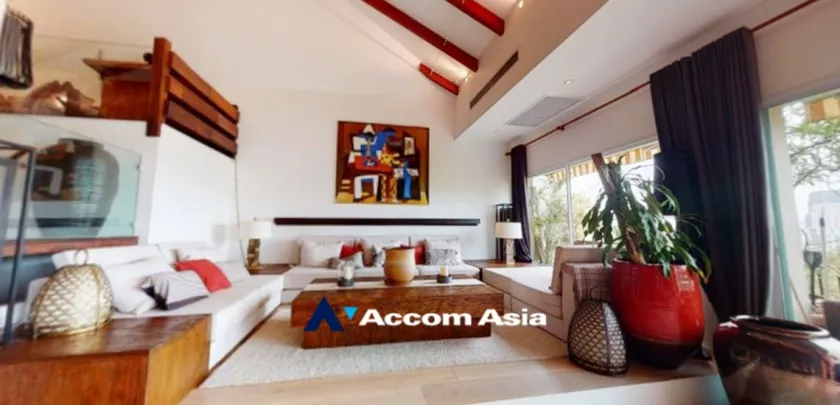 Garden View, Big Balcony, Double High Ceiling, Duplex Condo, Penthouse |  4 Bedrooms  Condominium For Rent in Sukhumvit, Bangkok  near BTS Phrom Phong (AA32717)