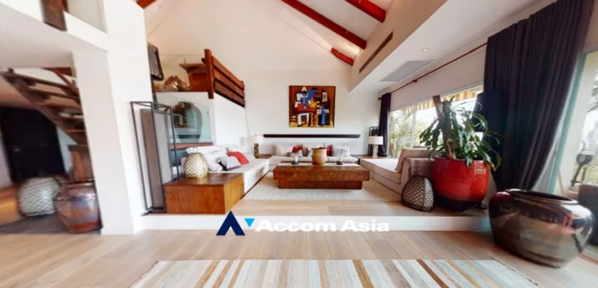 Garden View, Big Balcony, Double High Ceiling, Duplex Condo, Penthouse |  4 Bedrooms  Condominium For Rent in Sukhumvit, Bangkok  near BTS Phrom Phong (AA32717)