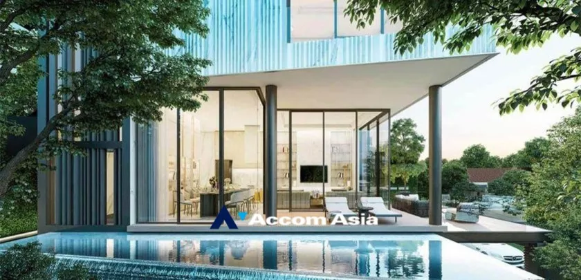 Luxury, Private Swimming Pool |  3 Bedrooms  House For Sale in Sukhumvit, Bangkok  near BTS Ekkamai (AA32965)