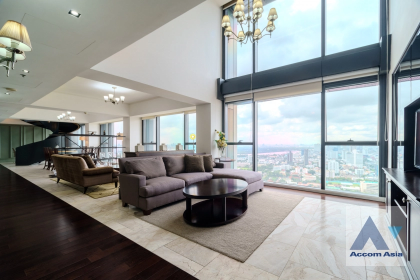 unitFully Furnished, Riverside / River View, Double High Ceiling, Duplex Condo |  4 Bedrooms  Condominium For Rent & Sale in Sathorn, Bangkok  near BTS Chong Nonsi - MRT Lumphini (AA33130)