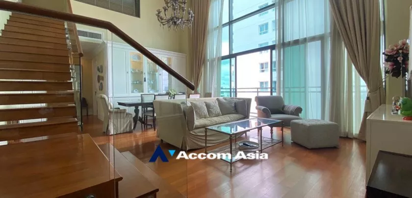 unitDuplex Condo |  3 Bedrooms  Condominium For Rent in Sukhumvit, Bangkok  near BTS Phrom Phong (AA33203)