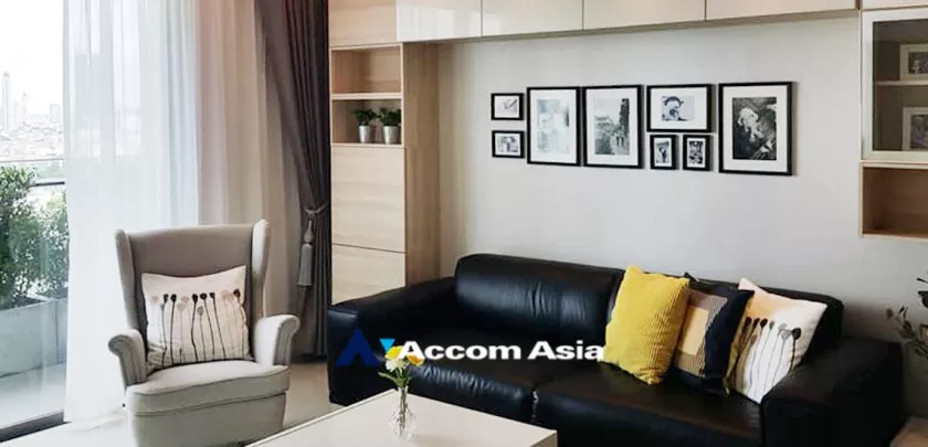  2 Bedrooms  Condominium For Rent in Charoenkrung, Bangkok  near BRT Rama IX Bridge (AA33299)