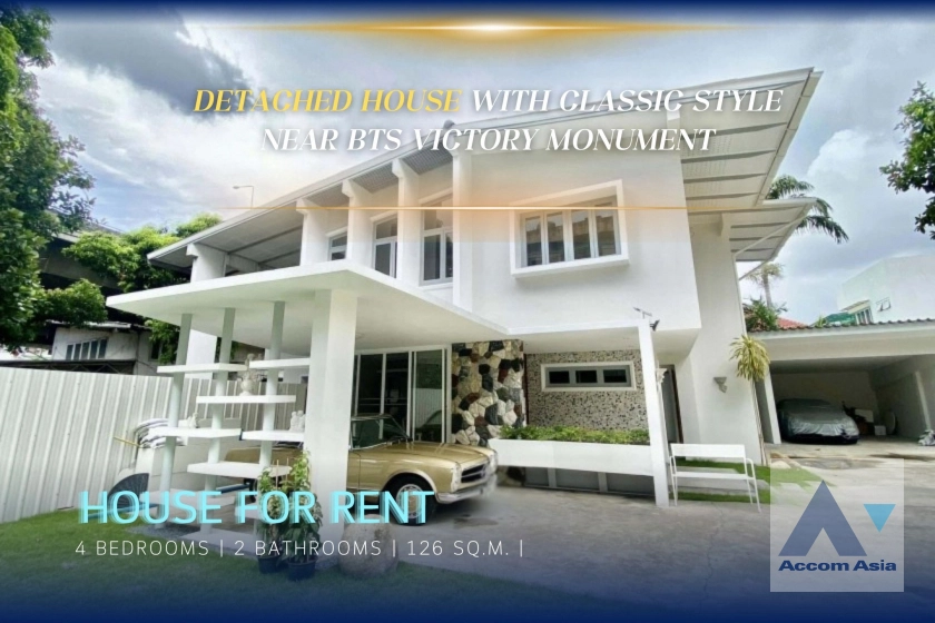 unitClassic design Home with Lawn and Carport, near BTS Victory Monument (AA33319)