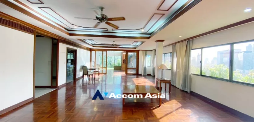 Huge Terrace, Duplex Condo, Penthouse, Pet friendly |  Greenery garden and privacy Apartment  3 Bedroom for Rent BTS Phrom Phong in Sukhumvit Bangkok