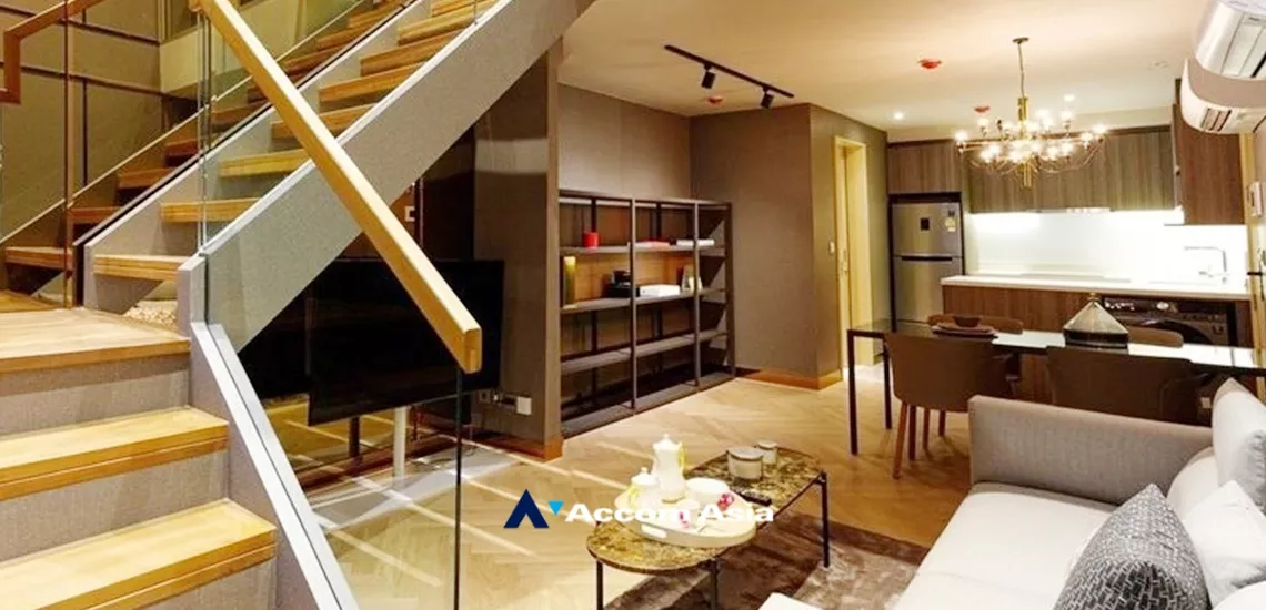 Duplex Condo |  1 Bedroom  Condominium For Sale in Sukhumvit, Bangkok  near BTS Phrom Phong (AA33607)