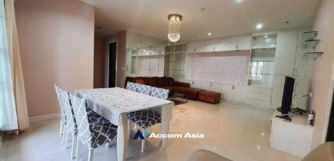  Baan Klang Krung Siam-Pathumwan Condominium  3 Bedroom for Rent BTS Ratchathewi in Ploenchit Bangkok