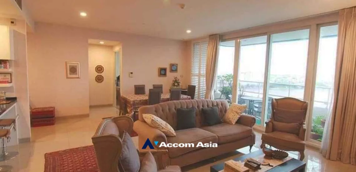 2  3 br Condominium For Rent in Charoennakorn ,Bangkok BTS Krung Thon Buri at WaterMark Chaophraya River AA34049