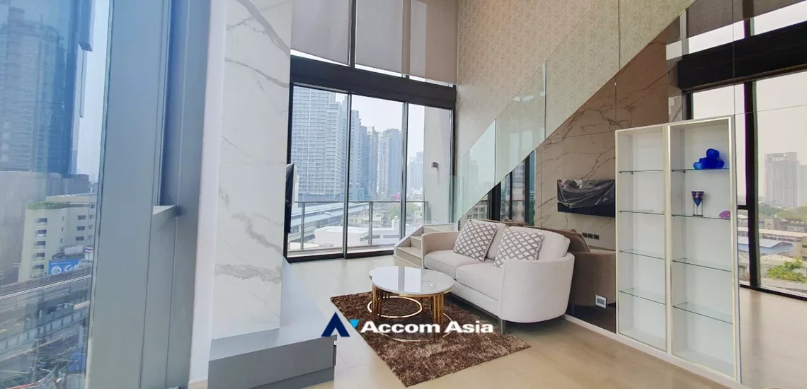 Double High Ceiling, Duplex Condo |  2 Bedrooms  Condominium For Rent & Sale in Sukhumvit, Bangkok  near BTS Thong Lo (AA34114)