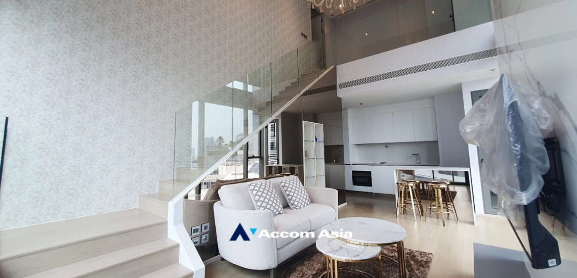 Double High Ceiling, Duplex Condo |  2 Bedrooms  Condominium For Rent & Sale in Sukhumvit, Bangkok  near BTS Thong Lo (AA34114)