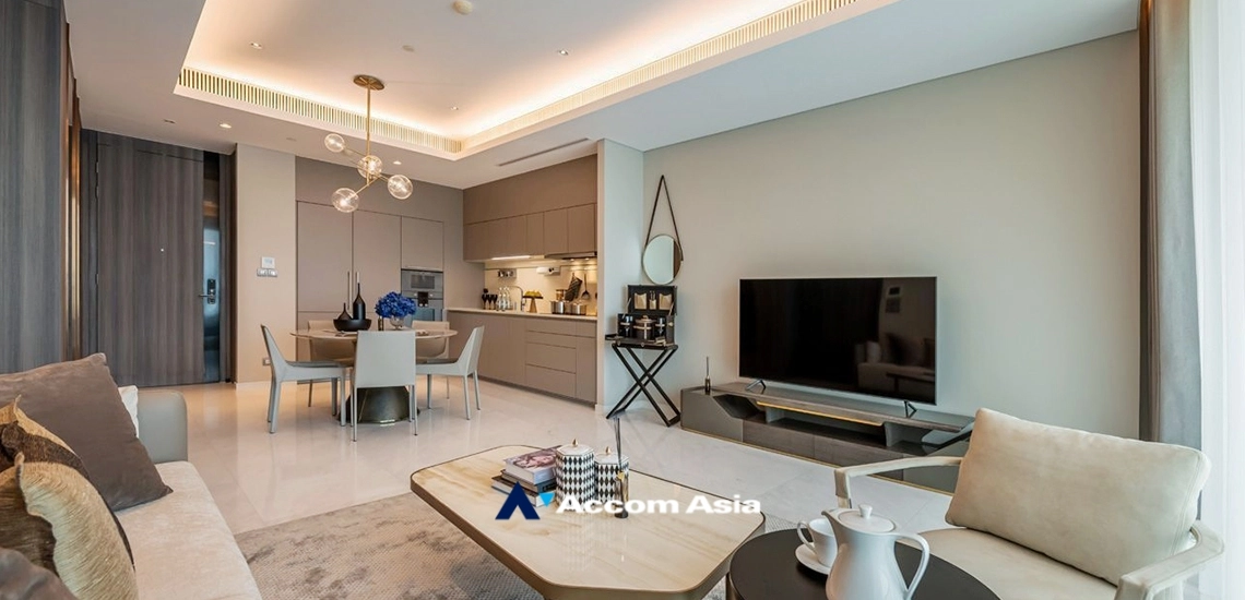 unit Luxury condo with stunning views and stylish light-toned interiors at Sindhorn Tonson (AA34280)