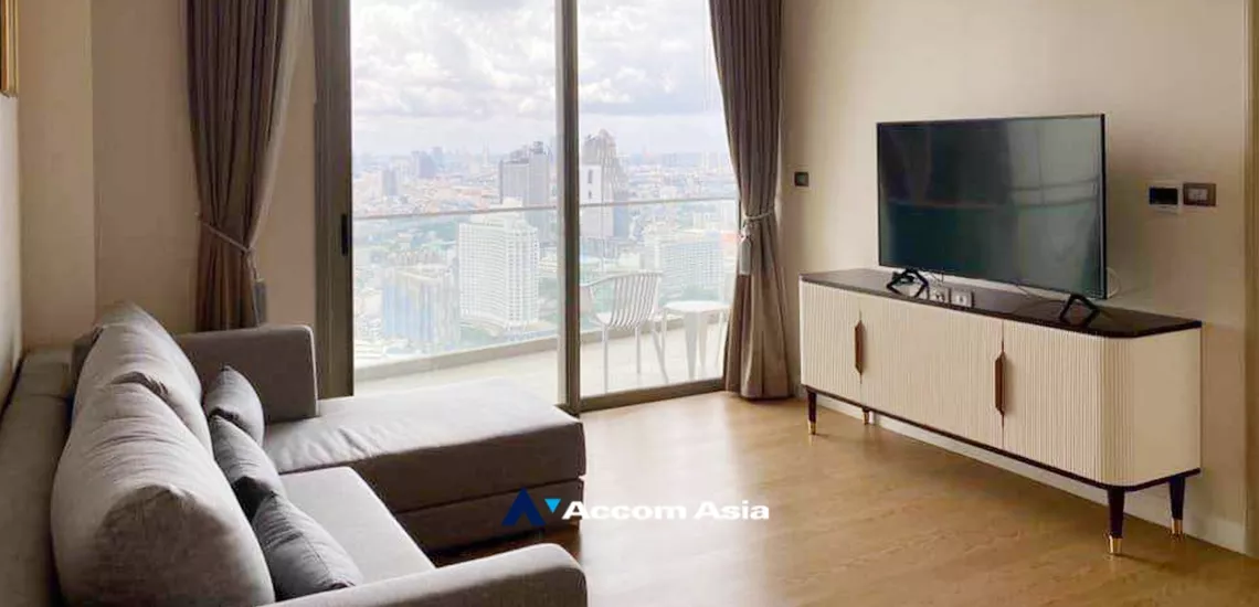  2  1 br Condominium For Rent in Charoennakorn ,Bangkok BTS Krung Thon Buri at Magnolias Waterfront Residences AA34290