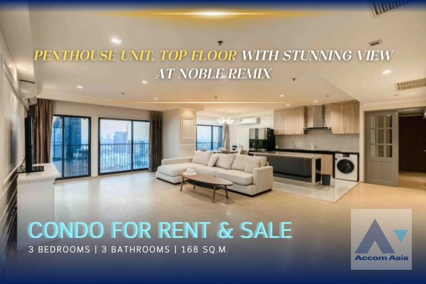  2  3 br Condominium for rent and sale in Sukhumvit ,Bangkok BTS Thong Lo at Noble Remix AA34367