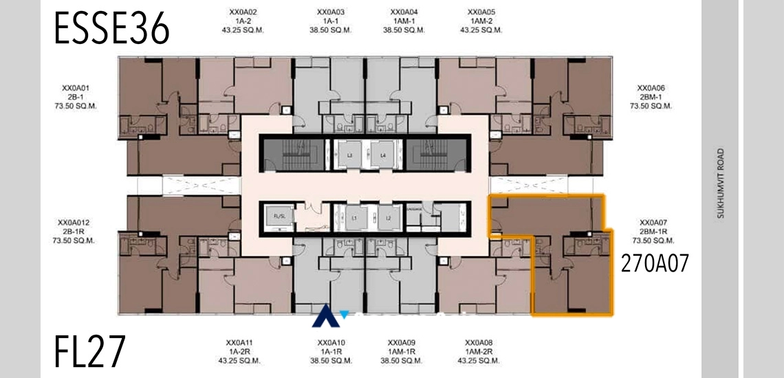 14  2 br Condominium for rent and sale in Sukhumvit ,Bangkok BTS Thong Lo at The Esse Sukhumvit 36 AA34453