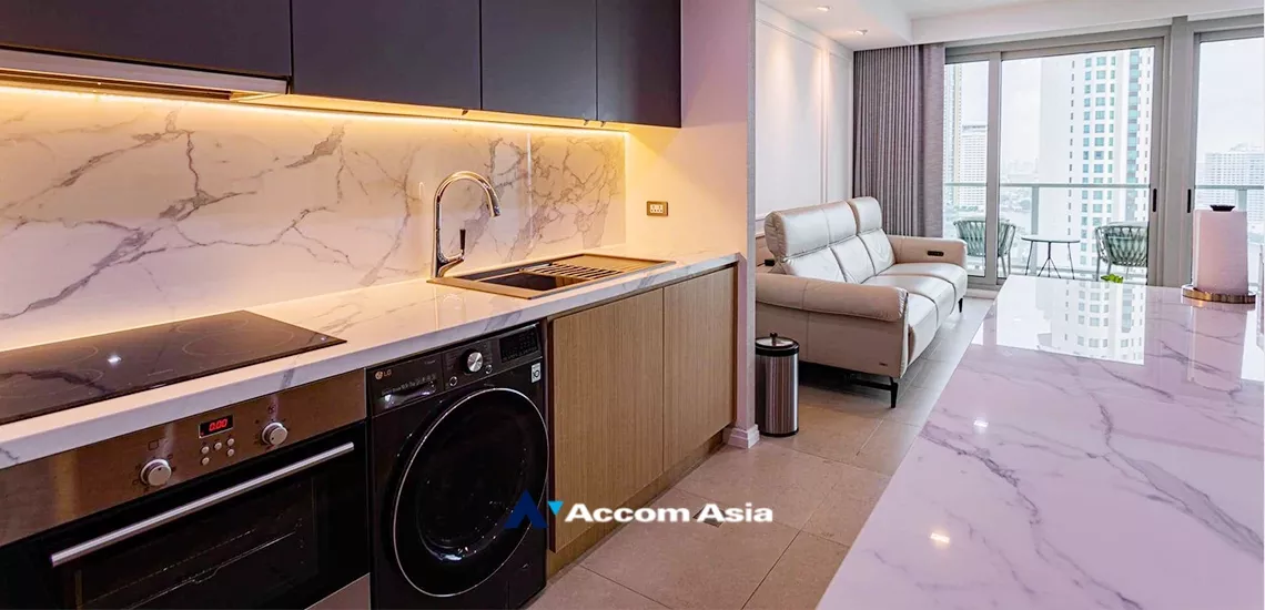 6  1 br Condominium For Rent in Charoennakorn ,Bangkok BTS Krung Thon Buri at The River  AA34503