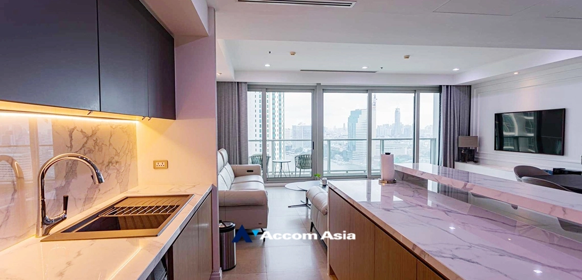 7  1 br Condominium For Rent in Charoen Nakhon ,Bangkok BTS Krung Thon Buri at The River Condominium AA34503