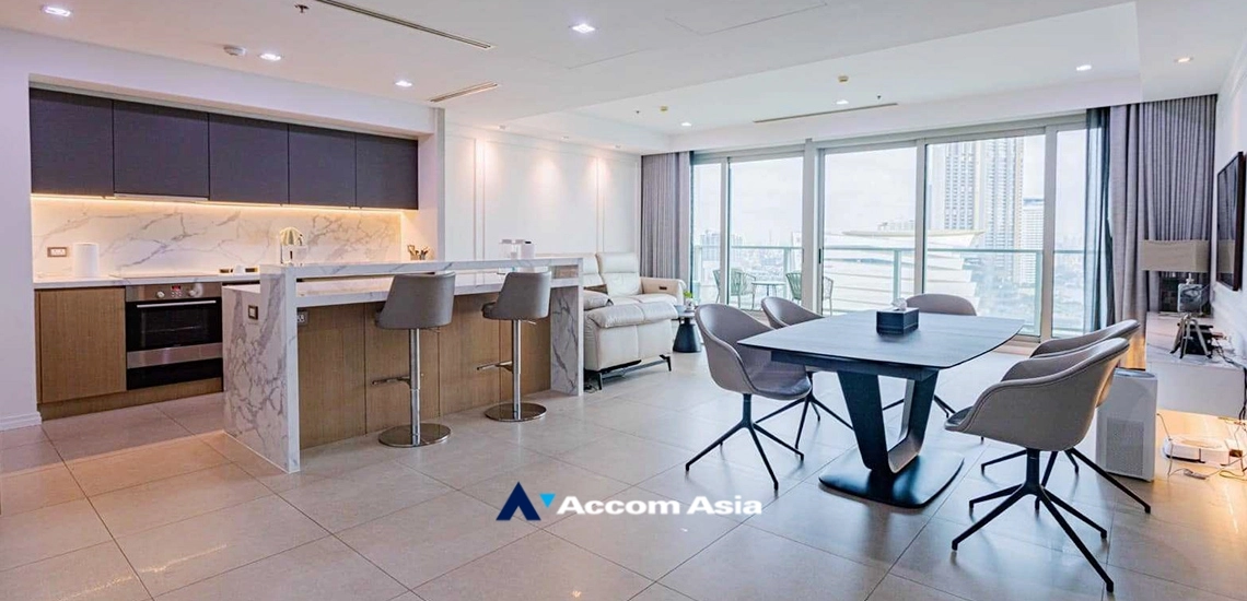 4  1 br Condominium For Rent in Charoen Nakhon ,Bangkok BTS Krung Thon Buri at The River Condominium AA34503