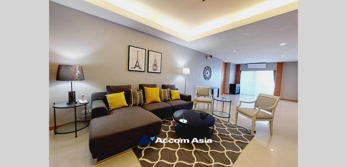  Cozy and Convenient Apartment Near Garden Intl Apartment  3 Bedroom for Rent MRT Lumphini in Sathorn Bangkok