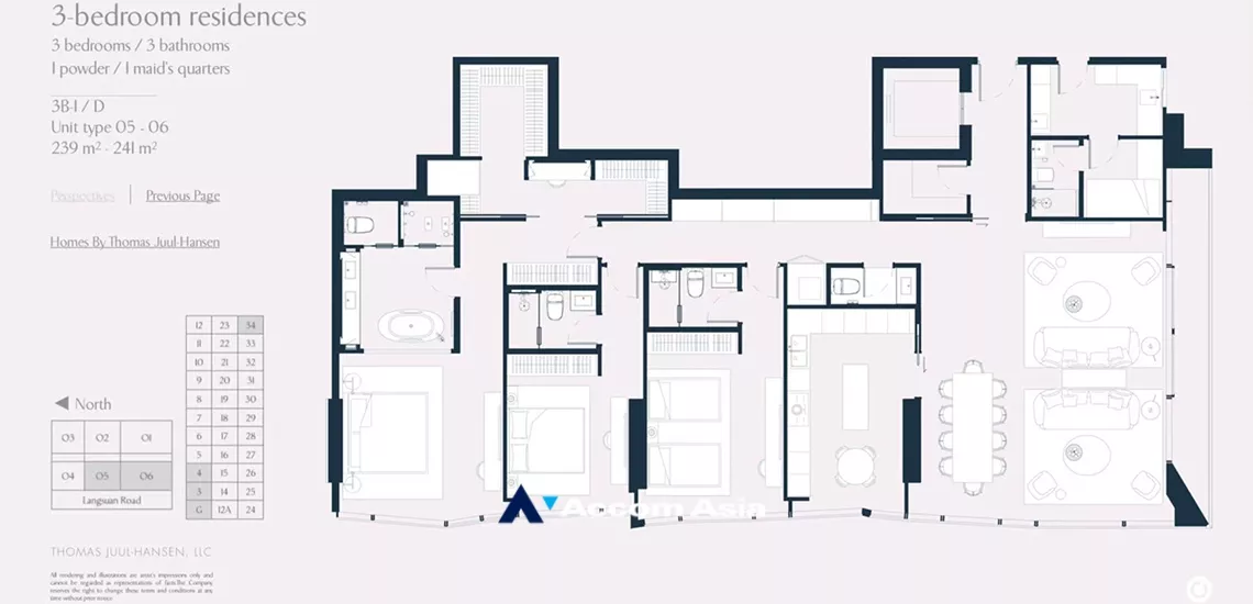 unitSuper Luxury, Pet friendly | Scope Langsuan Condominium