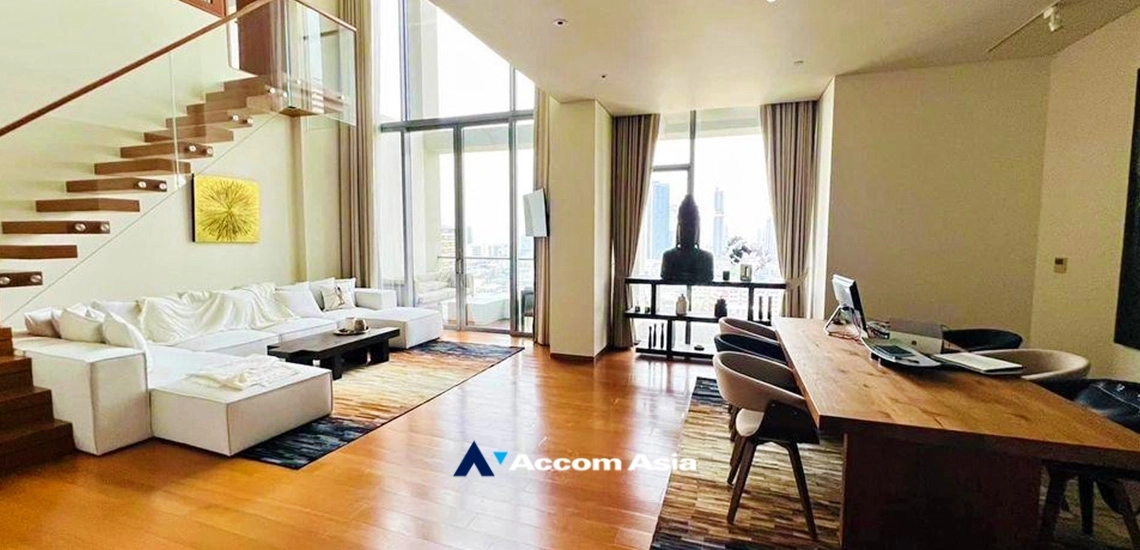 Duplex Condo, Pet friendly | The Sukhothai Residence Condominium  1 Bedroom for Sale & Rent MRT Lumphini in Sathorn Bangkok