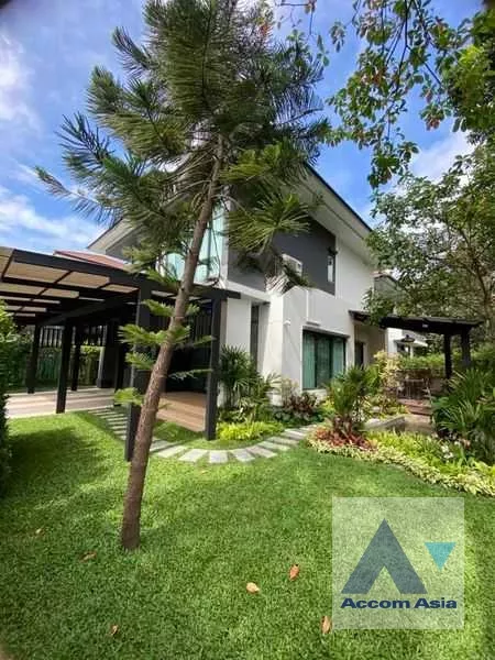 unitFully Furnished, Corner Unit |  4 Bedrooms  House For Rent in Ramkhamhaeng, Bangkok  near ARL Ban Thap Chang (AA34916)